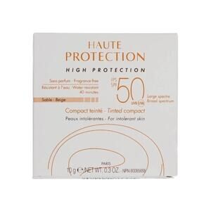 New Avene Haute Protection SPF 50 Compact Tinted Sable Beige 0.3 oz
